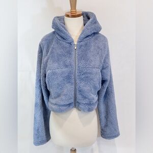 Balance Athletica Blue Sherpa Full Zip - Small